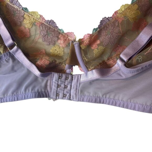 Felicity‎ Hayward X Playful Promises Luna Embroidered Bra High Waist Briefs Set - Picture 9 of 13